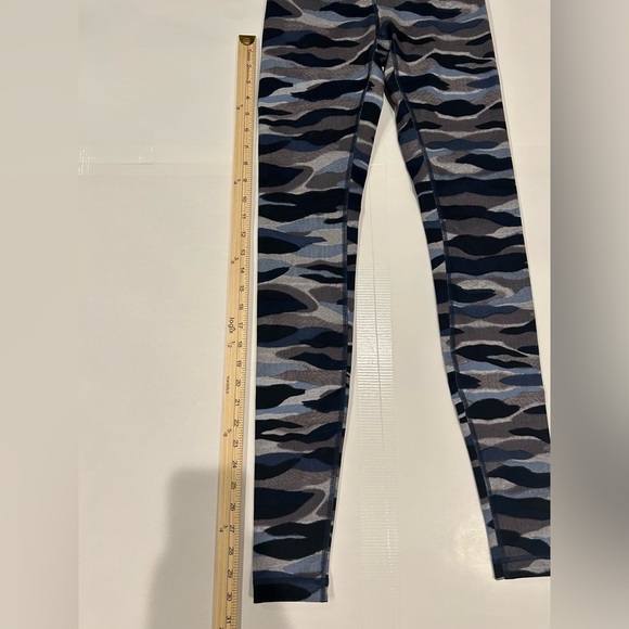 Lululemon Wunder Under Leggings 4 Full Length High Rise Blue Camo - Picture 7 of 8